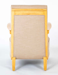 Pair of Jules Leleu Armchairs for the French Ocean Liner "Isle de France"