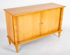 Sycamore Two Door Cabinet on Toupee Feet by Leon & Maurice Jallot