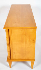 Sycamore Two Door Cabinet on Toupee Feet by Leon & Maurice Jallot