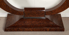 Specially Commissioned Dual Purpose Pair of Palmwood Console Tables and/or Palmwood Serving Table, after E.J. Ruhlmann, Art Deco Style