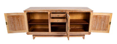 A Cerused Oak Credenza in the Manner of Andre Arbus