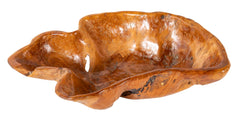20th Century Sculpted Burl Wood Bowl