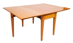 An American Federal Drop Leaf Tiger Maple Table
