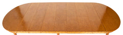 A Faux Bamboo Dining Table in Burled Elm and Maple