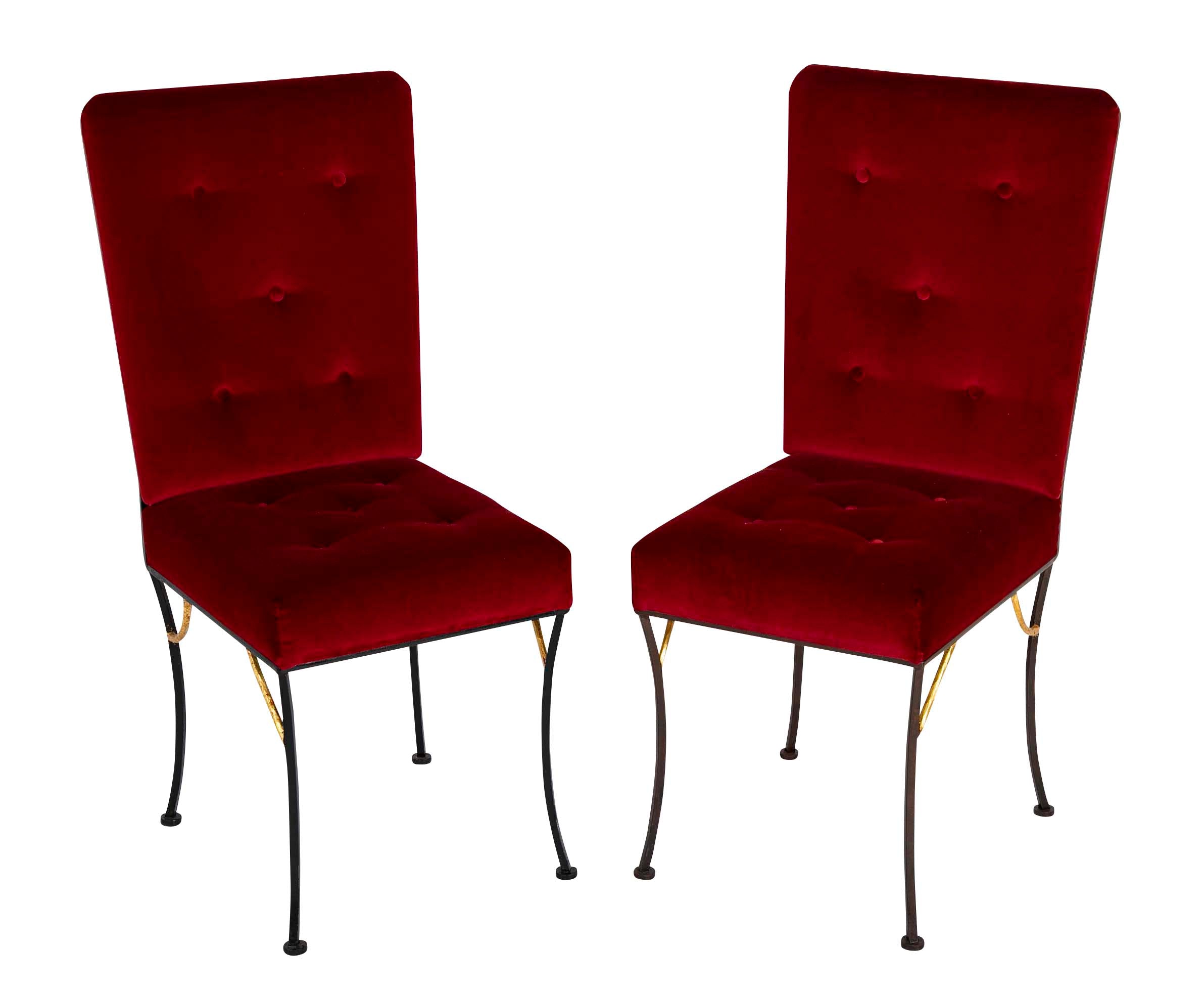 Pair of "Roma" Chairs by Elizabeth Garouste