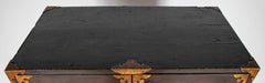 17th Century Japanese Gilt & Black Lacquer Cabinet for Export on Later Stand