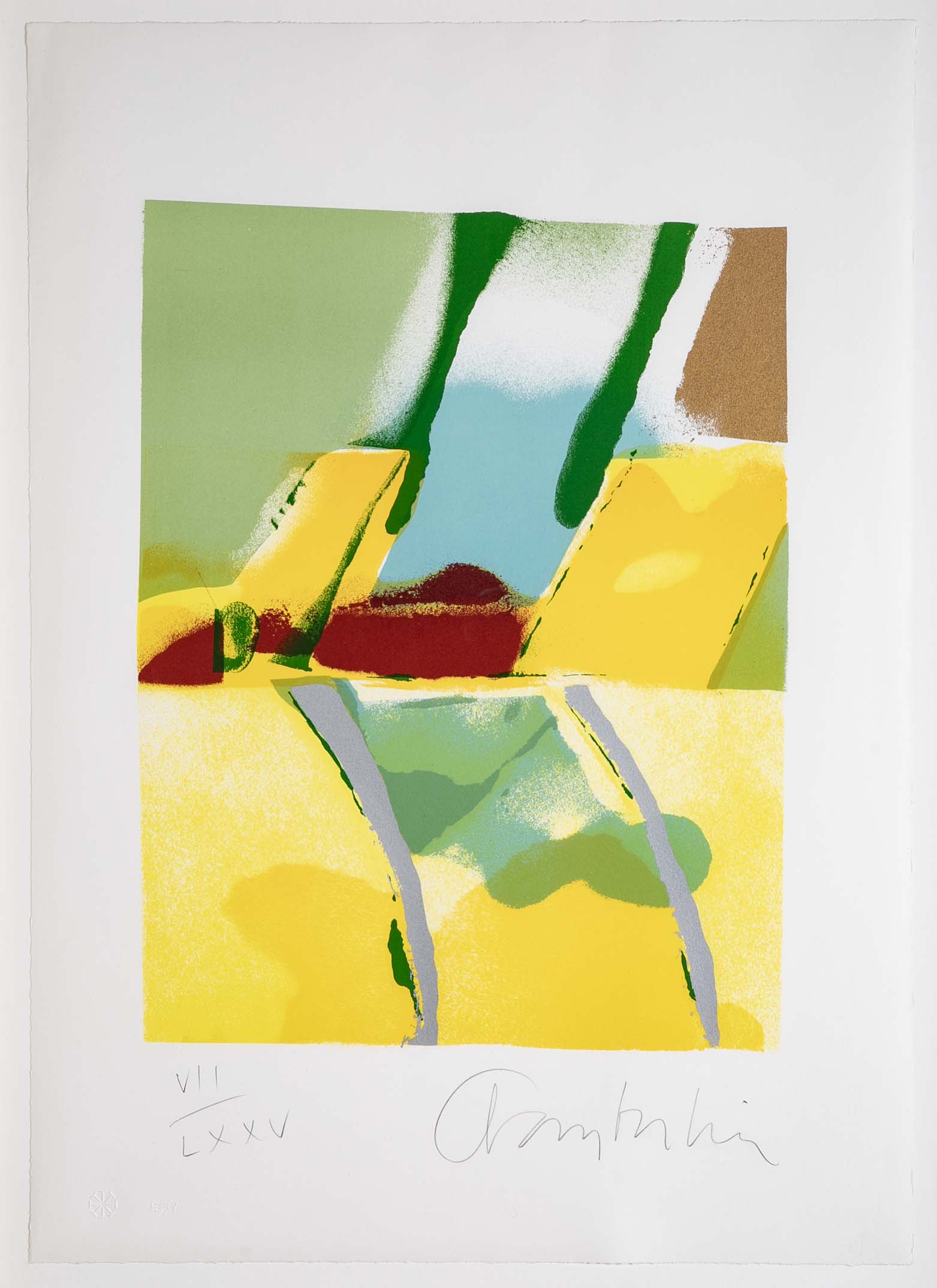 "Flashback # 1" Screenprint in Colors by John Chamberlain