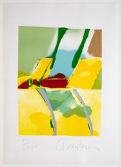 "Flashback # 1" Screenprint in Colors by John Chamberlain