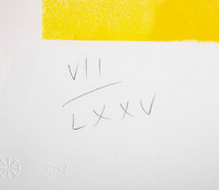 "Flashback # 1" Screenprint in Colors by John Chamberlain