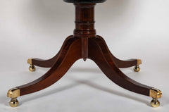 Mahogany Jupe Style Circular Extension Table