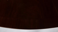Mahogany Jupe Style Circular Extension Table