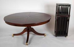 Mahogany Jupe Style Circular Extension Table