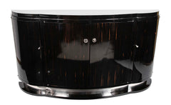 Ebonized Macassar Credenza Attributed to Andre Arbus