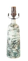 Jacques Blin (1920-1995)  Ceramic "Jug" Form Lamp