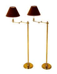2 French Gilt Brass Lamps by Maison Meilleur -  Priced Individually