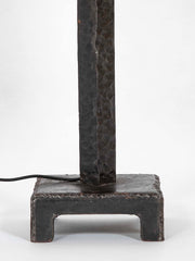 Pair of Brutalist Candlesticks as Lamps