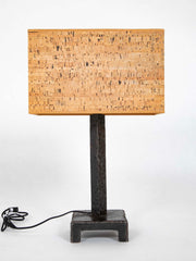 Pair of Brutalist Candlesticks as Lamps