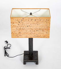Pair of Brutalist Candlesticks as Lamps