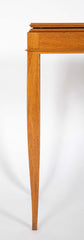 Maison Dominique Leather Top Folding Games Table