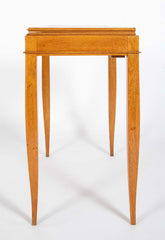 Maison Dominique Leather Top Folding Games Table