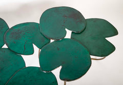Bronze Lilypad Form Coffee Table by Paula Swinnen