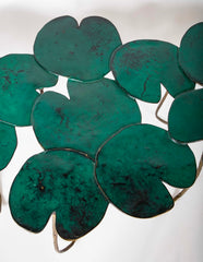 Bronze Lilypad Form Coffee Table by Paula Swinnen