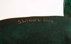 Bronze Lilypad Form Coffee Table by Paula Swinnen