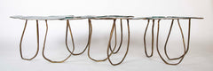 Bronze Lilypad Form Coffee Table by Paula Swinnen