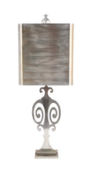 Maison Charles et Fils Flat Lamp in Cut Out Metal