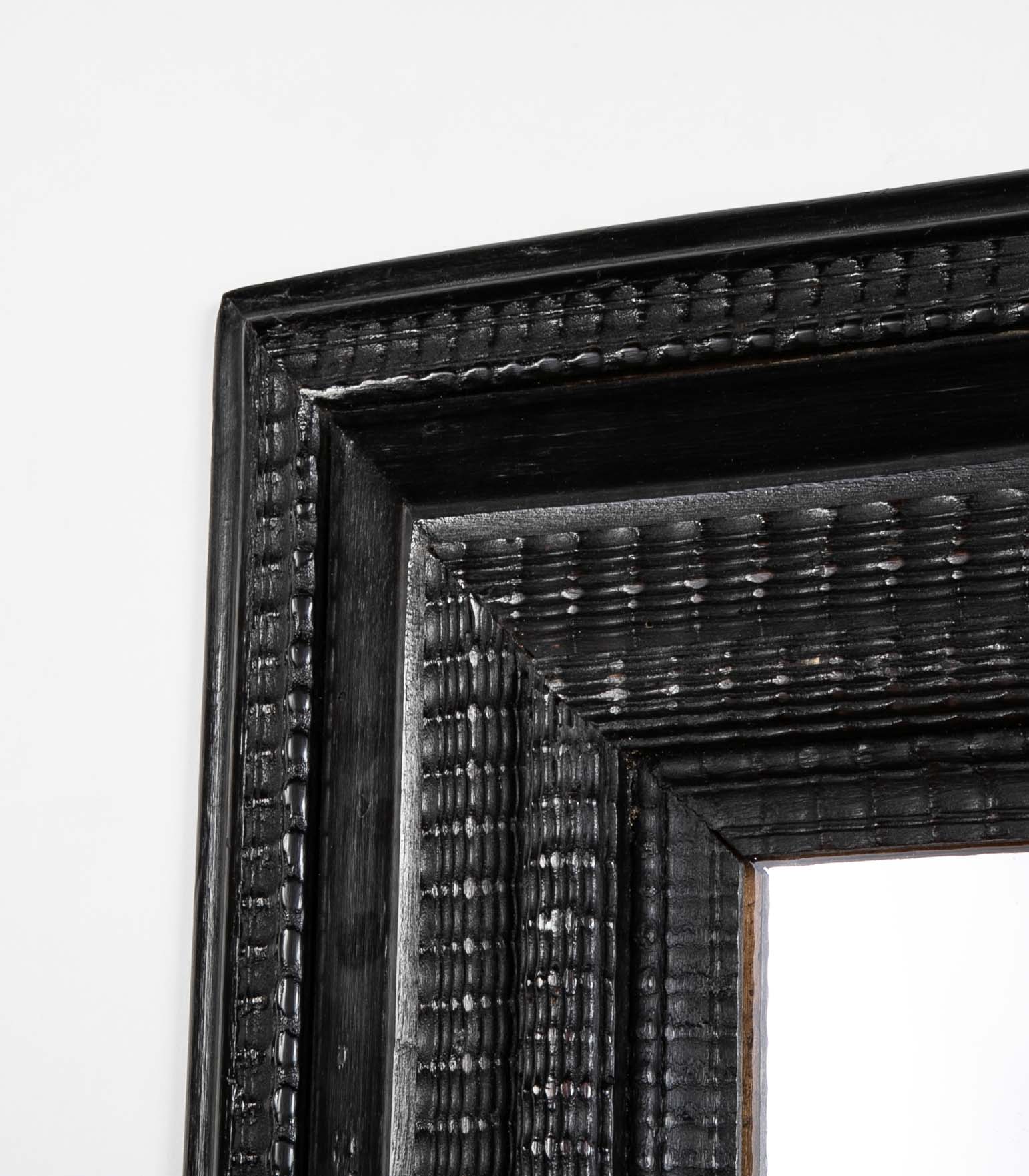 Ebonized Dutch Style Mirror