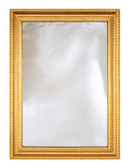 Empire Mirror in Carved Gilt Wood Frame