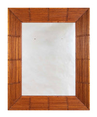 An Early 20th Century American Tramp Art Framed Mirror