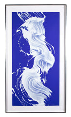 Jamie Nares Screenprint "Epigraph 3 in White & Blue"
