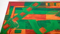 A Unique Painted Dining Table by Jim Partridge and Nick Bodimeade