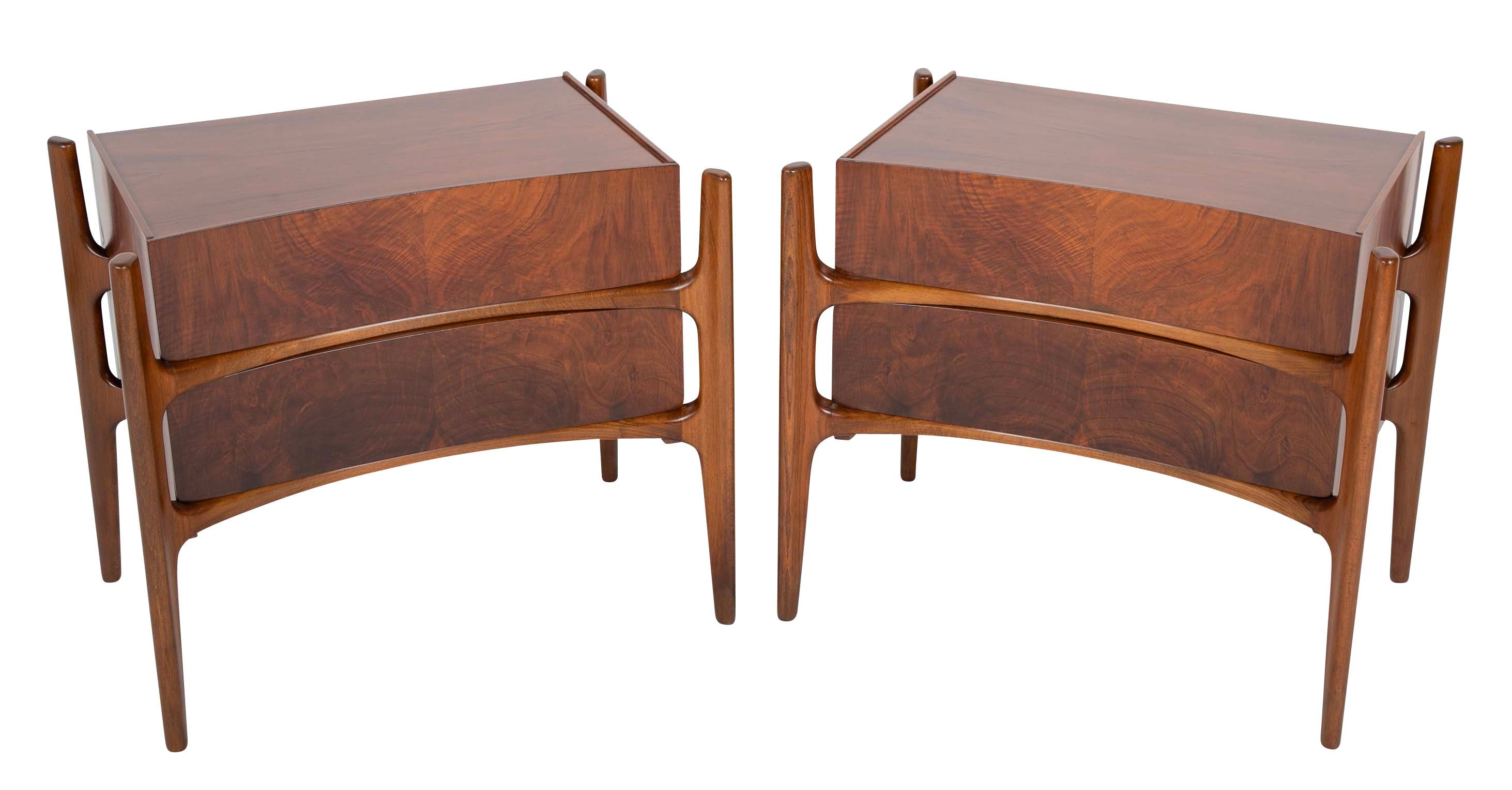 Pair of William Hinn Nightstands for Swedish Guild Collection by Urban Furniture Co.