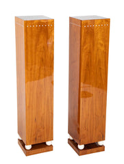 Pair of Mahogany Pedestals Attributed to Christian Krass