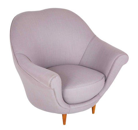 Armchair by Noted Mid-Century Italian Designer Federico Munari