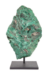 Museum Specimen Malachite on Custom Stand