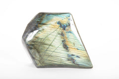 Polished Labradorite Specimen from Madagascar on Custom Stand