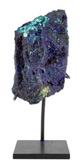 Azurite Specimen on Custom Stand