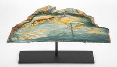 A Jasper Slab Fossil on Custom Stand