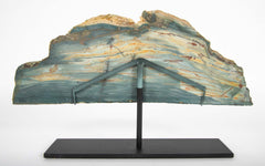 A Jasper Slab Fossil on Custom Stand