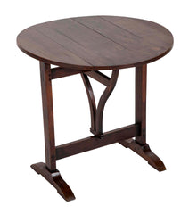 Round Tilt Top Wine Tasting Table