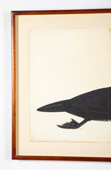 Offset Lithograph of "Comorant, Juvenile", PL 11 from the "The  Great Bird Book" by Olof Rudbeck The Younger