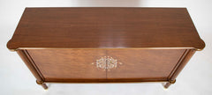 A Jules Leleu Blonde Mahogany Veneered Sideboard