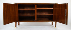 A Jules Leleu Blonde Mahogany Veneered Sideboard