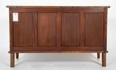 A Jules Leleu Blonde Mahogany Veneered Sideboard