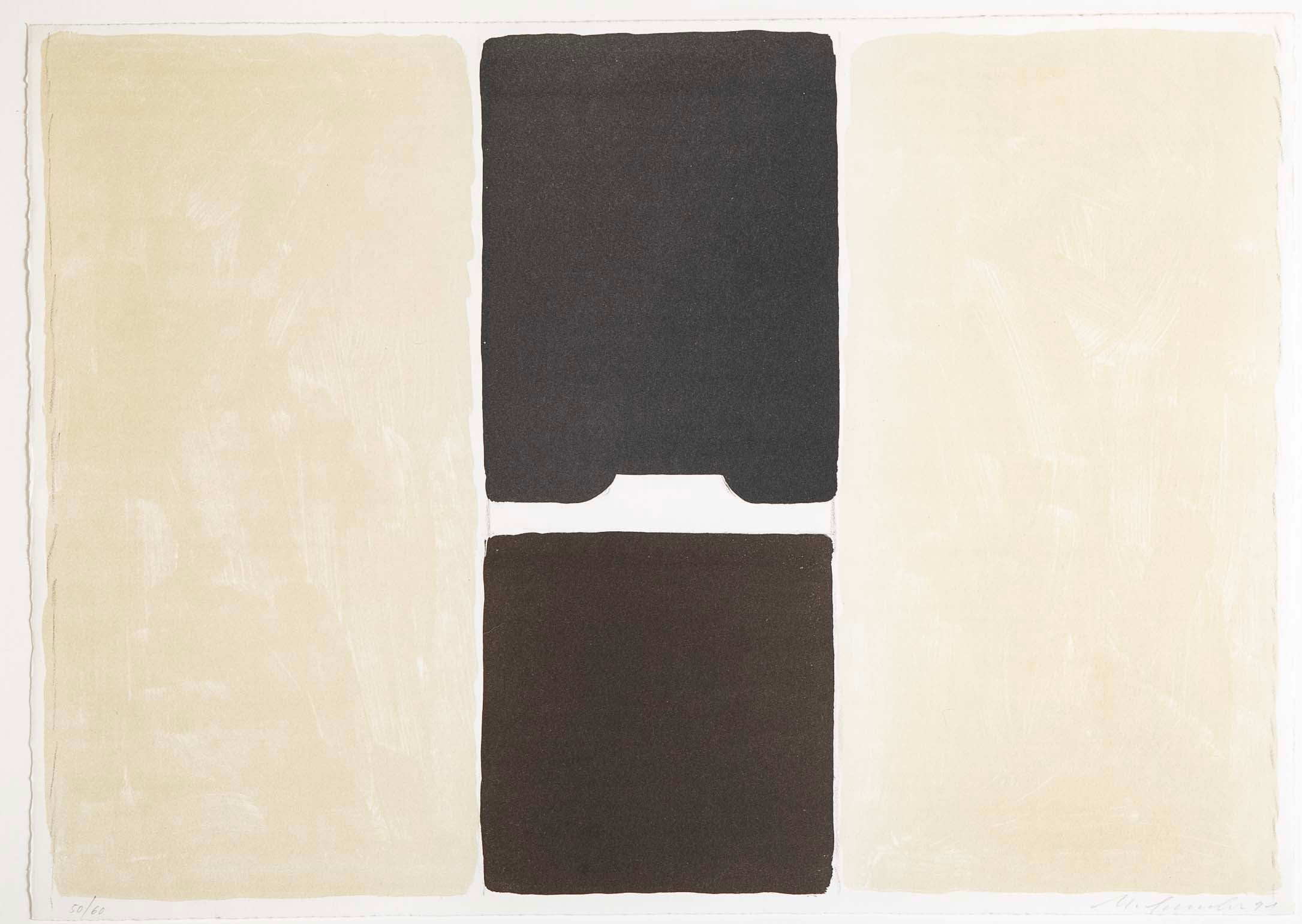 Spescha Matias "Untitled" Color Lithograph on Wove Paper