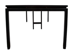 Michael Taylor Black Lacquer & Birch Dining Table for Baker