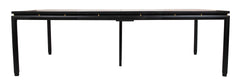 Michael Taylor Black Lacquer & Birch Dining Table for Baker